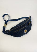 Load image into Gallery viewer, Navy Reworked Carhartt Sling Bag