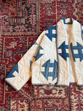 Load image into Gallery viewer, Churn Dash Quilted Jacket
