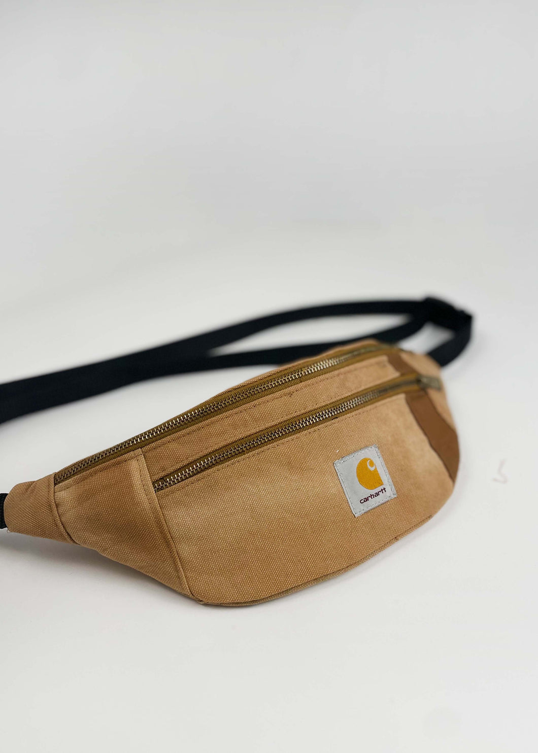 Tan Reworked Carhartt Sling Bag