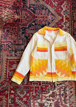 Load image into Gallery viewer, Yellow Lone Star Quilted Chore Coat
