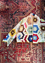 Load image into Gallery viewer, Cropped Grandmothers Garden Quilted Jacket
