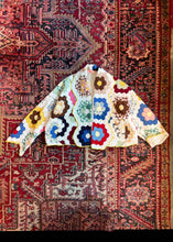 Load image into Gallery viewer, Cropped Grandmothers Garden Quilted Jacket
