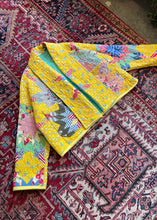 Load image into Gallery viewer, Yellow Broken Lone Star Quilted Jacket
