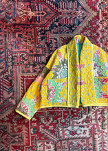 Load image into Gallery viewer, Yellow Broken Lone Star Quilted Jacket
