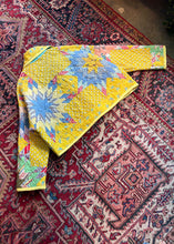 Load image into Gallery viewer, Yellow Broken Lone Star Quilted Jacket
