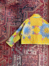 Load image into Gallery viewer, Yellow Broken Lone Star Quilted Jacket

