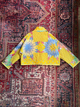 Load image into Gallery viewer, Yellow Broken Lone Star Quilted Jacket
