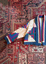 Load image into Gallery viewer, Jewel Tone Long Cabin Quilted Jacket

