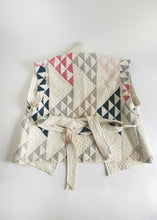 Load image into Gallery viewer, Rosalie Reclaimed Quilted Vest - Navy and Pastel 2/2
