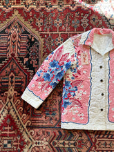 Load image into Gallery viewer, Pink and Blue Quilted Chore coat
