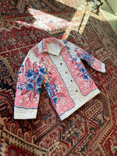 Load image into Gallery viewer, Pink and Blue Quilted Chore coat
