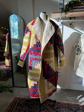 Load image into Gallery viewer, Log Cabin Quilted Long Line Jacket
