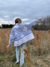 Load image into Gallery viewer, Blue and White Emma Jacket
