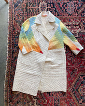 Load image into Gallery viewer, Rainbow Quilted Long Line Jacket
