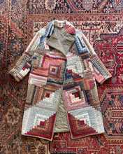 Load image into Gallery viewer, Rustic Long Line Log Cabin Quilted Jacket
