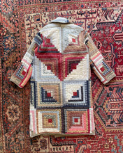 Load image into Gallery viewer, Rustic Long Line Log Cabin Quilted Jacket
