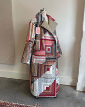 Load image into Gallery viewer, Rustic Long Line Log Cabin Quilted Jacket
