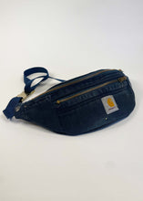 Load image into Gallery viewer, Navy Reworked Carhartt Sling Bag
