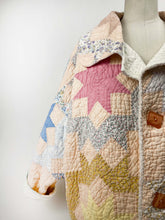 Load image into Gallery viewer, Geometric Button Up Quilted Jacket
