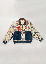 Load image into Gallery viewer, Rustic Quilted Patchwork Denim Jacket
