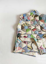 Load image into Gallery viewer, Rosalie Reclaimed Quilted Vest -  Scrappy Quilt
