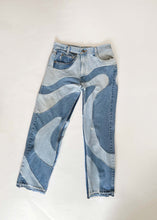 Load image into Gallery viewer, Reworked Denim swirl Jeans
