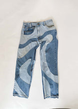 Load image into Gallery viewer, Reworked Denim swirl Jeans
