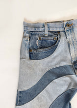 Load image into Gallery viewer, Reworked Denim swirl Jeans

