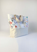 Load image into Gallery viewer, Whimsy Recycled Quilt Canvas Bag
