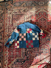 Load image into Gallery viewer, Blue Quilted Shacket - Revivethreadsco
