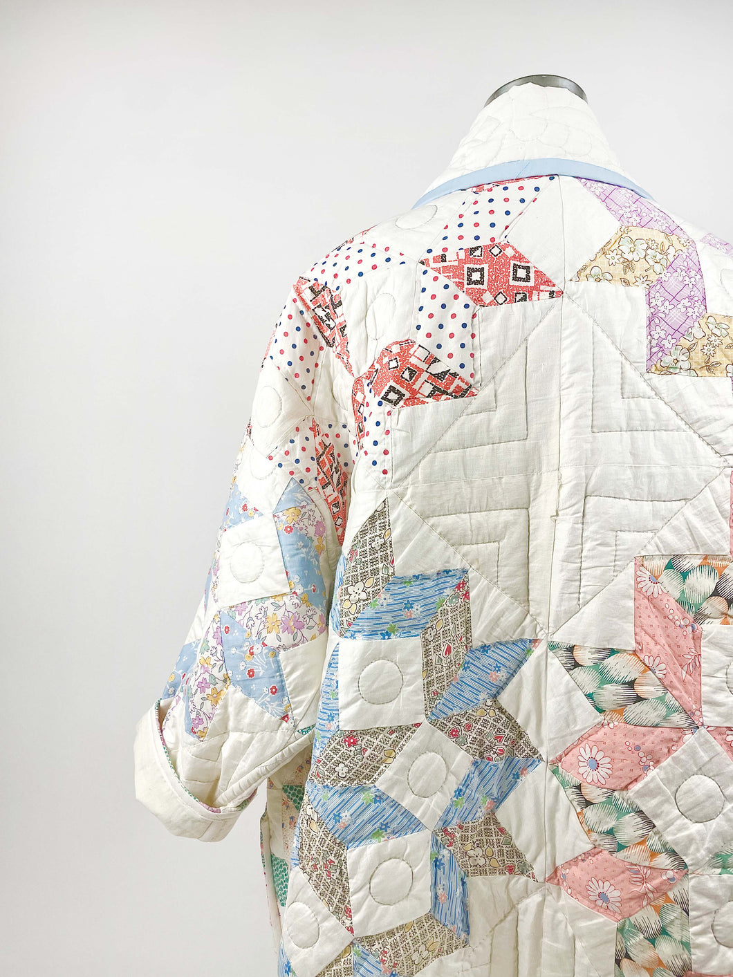 Kaleidoscope Quilted Duster Jacket
