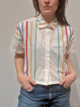 Load image into Gallery viewer, Cropped Button Down - Revivethreadsco
