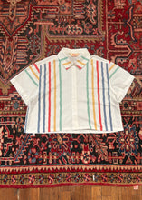 Load image into Gallery viewer, Cropped Button Down - Revivethreadsco
