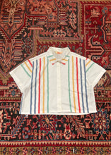 Load image into Gallery viewer, Cropped Button Down - Revivethreadsco
