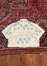 Load image into Gallery viewer, Cropped Embroidered Button Down - Revivethreadsco
