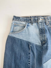 Load image into Gallery viewer, Reworked Denim Skirt
