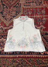 Load image into Gallery viewer, Embroidered Mandarin Collar Tank - Revivethreadsco
