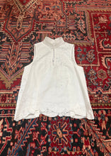 Load image into Gallery viewer, Embroidered Mandarin Collar Tank - Revivethreadsco
