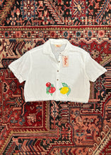 Load image into Gallery viewer, Womens Cropped Button Down - Revivethreadsco
