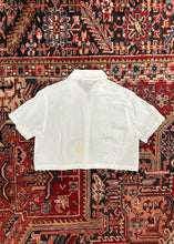 Load image into Gallery viewer, Womens Cropped Button Down - Revivethreadsco
