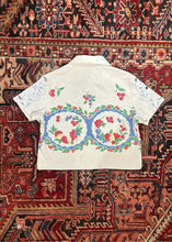 Load image into Gallery viewer, Womens Cropped Button Down - Revivethreadsco
