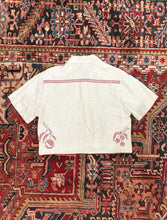 Load image into Gallery viewer, Womens Cropped Button Down - Revivethreadsco
