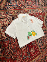 Load image into Gallery viewer, Womens Cropped Button Down - Revivethreadsco
