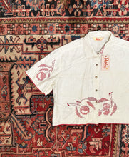 Load image into Gallery viewer, Womens Cropped Button Down - Revivethreadsco
