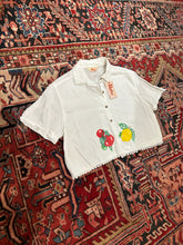 Load image into Gallery viewer, Womens Cropped Button Down - Revivethreadsco
