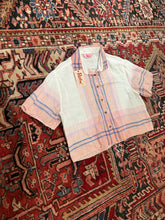 Load image into Gallery viewer, Womens Cropped Button Down - Revivethreadsco
