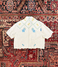 Load image into Gallery viewer, Womens Cropped Button Down - Revivethreadsco
